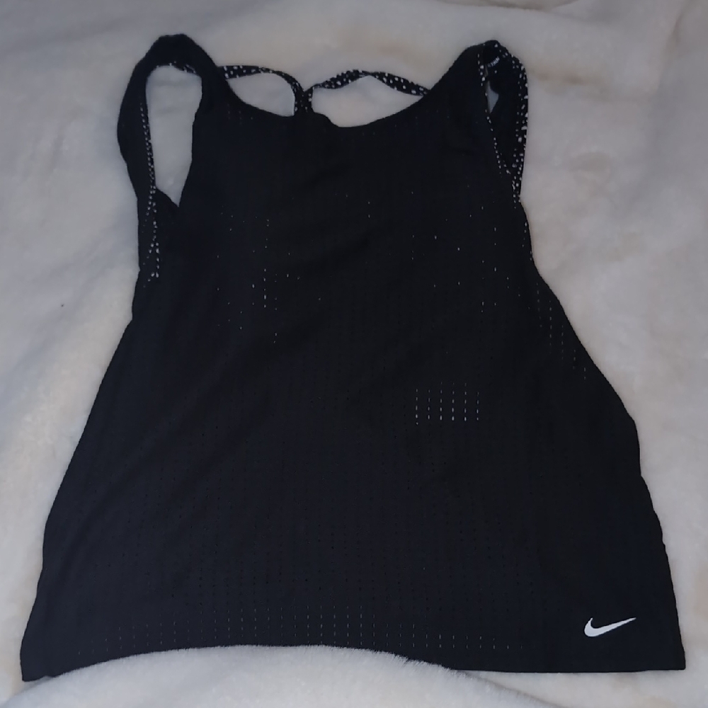 Nike Women's Mesh Swim Top With Built-in Bra